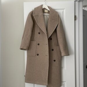 SEZANE wool tom coat, size 34 or US2